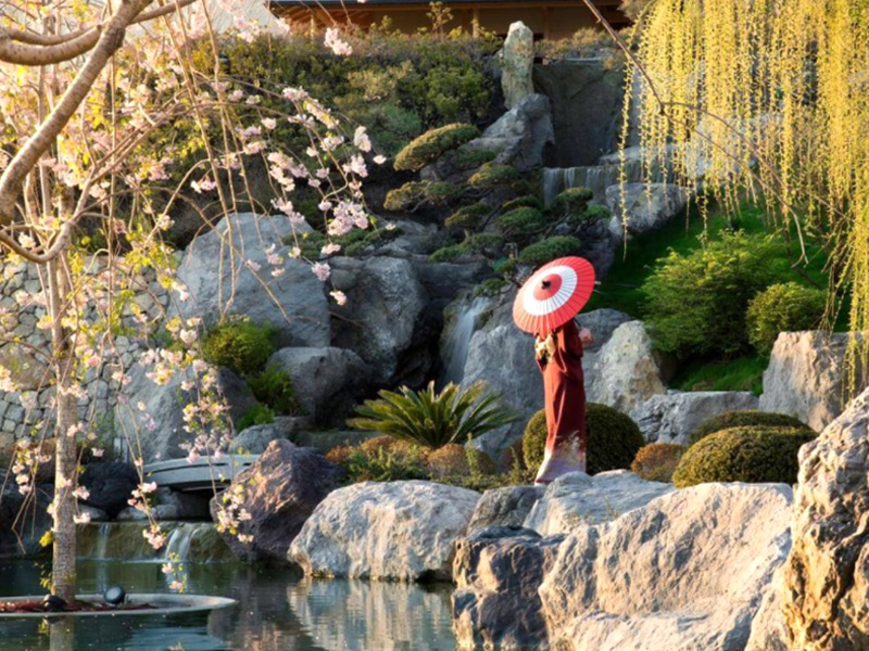 Японский сад «Шесть чувств» в отеле «Mriya Resort & SPA» в Ялте