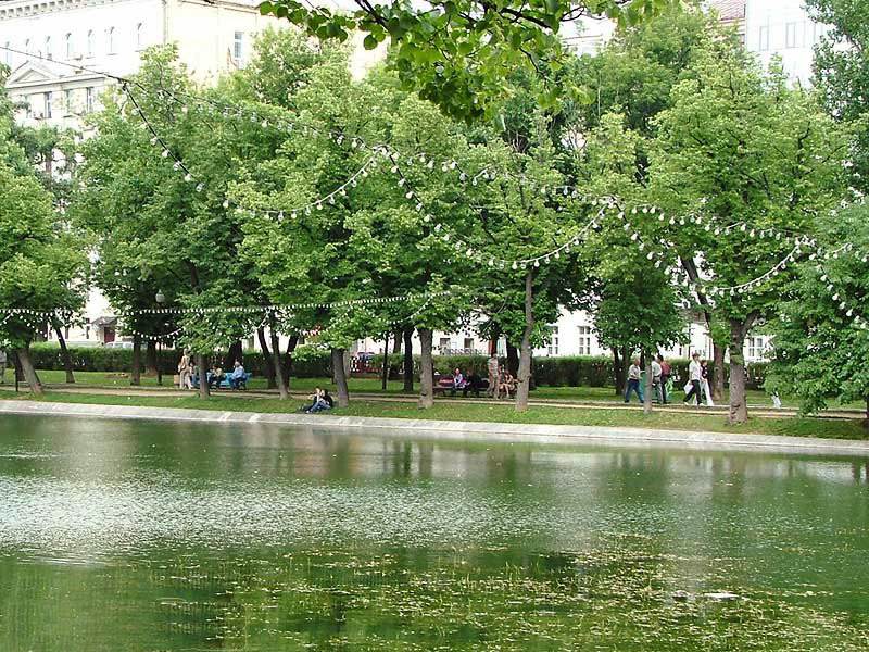 Чистые пруды москва парк фото